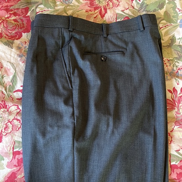 MARC ENZO Size 43L Gray Suit Mens 2-Piece Blazer Pant Wool Suspender Button NEW - Picture 14 of 17